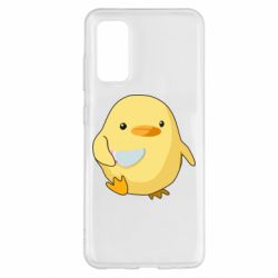 Чехол для Samsung S20 Цыпленок с ножом мем - PrintSalon