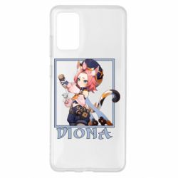 Чехол для Samsung S20+ Diona Genshin Impact-PrintSalon Чехол для Samsung S20+ Diona Genshin Impact