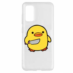 Чохол для Samsung S20 Duckling With A Knife - PrintSalon