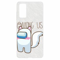 Чохол для Samsung S20 FE Among us cute cat - PrintSalon