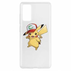 Чехол для Samsung S20 FE Ash's hat Pikachu - PrintSalon