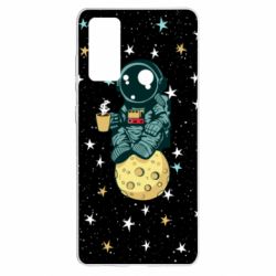 Чохол для Samsung S20 FE Astronaut and coffee - PrintSalon