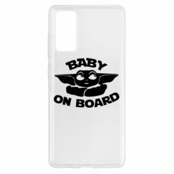 Чехол для Samsung S20 FE Baby on board yoda - PrintSalon