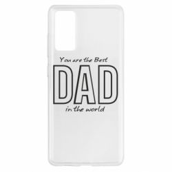 Чохол для Samsung S20 FE Best dad text - PrintSalon