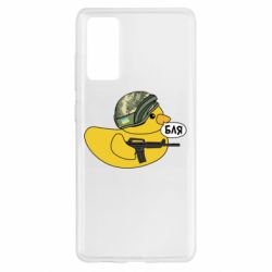 Чехол для Samsung S20 FE Боевая утка - PrintSalon