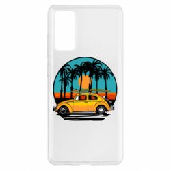 Чехол для Samsung S20 FE Car and sunset - PrintSalon