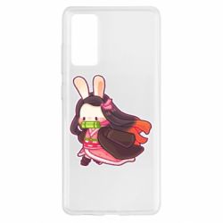 Чехол для Samsung S20 FE Chibi Bunny Kamado Nezuko