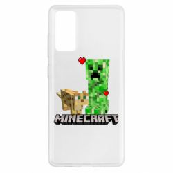 Чехол для Samsung S20 FE Creeper and Cat - PrintSalon