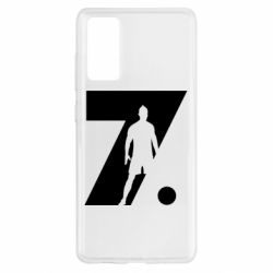 Чехол для Samsung S20 FE Cristiano Ronaldo Silhouette Art - PrintSalon