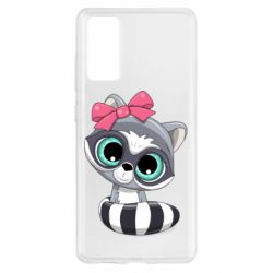 Чехол для Samsung S20 FE Cute raccoon - PrintSalon