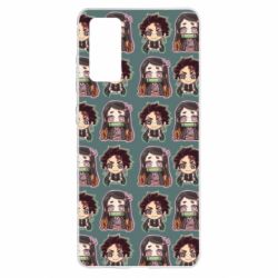 Чехол для Samsung S20 FE Cute Tanjiro with Nezuko