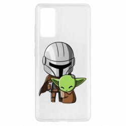 Чехол для Samsung S20 FE Din Djarin And The Child - PrintSalon
