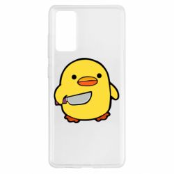 Чохол для Samsung S20 FE Duckling With A Knife - PrintSalon