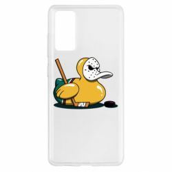 Чехол для Samsung S20 FE Hockey duck - PrintSalon