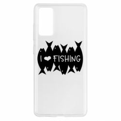 Чохол для Samsung S20 FE I Love Fishing - PrintSalon