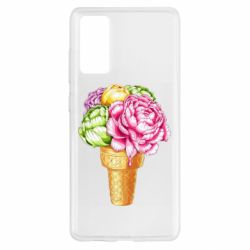 Чехол для Samsung S20 FE Ice cream flowers - PrintSalon
