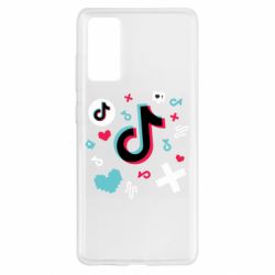 Чехол для Samsung S20 FE Icons TIK TOK - PrintSalon