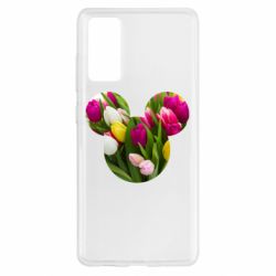 Чехол для Samsung S20 FE Inner world flowers mickey mouse