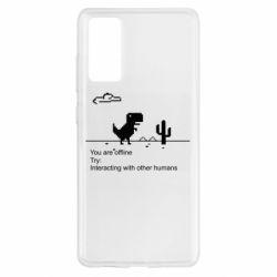 Чехол для Samsung S20 FE Internet Dinosaur - PrintSalon