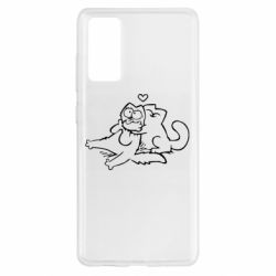 Чехол для Samsung S20 FE Кот Саймона Любовь - PrintSalon