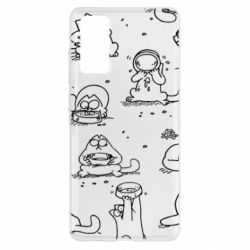 Чохол для Samsung S20 FE Кіт Саймона - PrintSalon