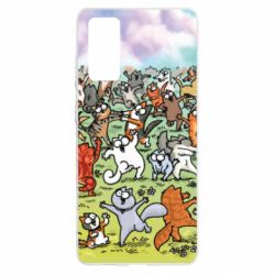 Чохол для Samsung S20 FE Коти танцюють - PrintSalon