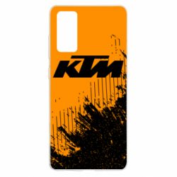 Чехол для Samsung S20 FE KTM and grunge background - PrintSalon