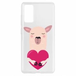 Чохол для Samsung S20 FE Lama with heart - PrintSalon