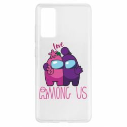 Чехол для Samsung S20 FE Love is Among Us - PrintSalon