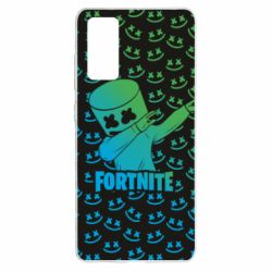 Чехол для Samsung S20 FE Marshmello Fortnite Dab Neon - PrintSalon