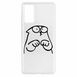Чехол для Samsung S20 FE Милый Кот Саймона - PrintSalon