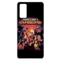 Чехол для Samsung S20 FE Minecraft Dungeons new - PrintSalon