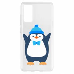 Чехол для Samsung S20 FE Penguin in a hat - PrintSalon