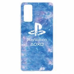 Чохол для Samsung S20 FE Playstation on tai dai background - PrintSalon