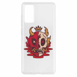 Чехол для Samsung S20 FE Skull face - PrintSalon