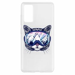 Чехол для Samsung S20 FE Snowboard Cat - PrintSalon