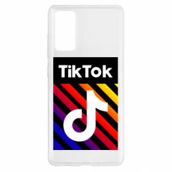 Чехол для Samsung S20 FE Tik Tok Colorful Logo - PrintSalon