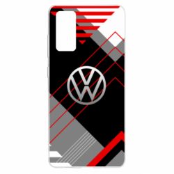 Чехол для Samsung S20 FE Volkswagen logo and abstraction - PrintSalon