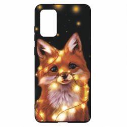 Чохол для Samsung S20+ Fox And Christmas Lights - PrintSalon
