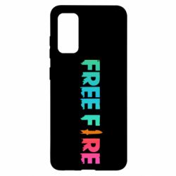 Чехол для Samsung S20 Free fire gradient logo - PrintSalon