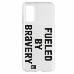 Чехол для Samsung S20 Fueled by bravery - PrintSalon
