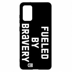 Чехол для Samsung S20+ Fueled by bravery - PrintSalon
