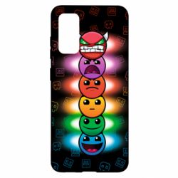 Чохол для Samsung S20 Geometry Dash Levels - PrintSalon