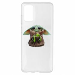 Чехол для Samsung S20+ Grogu and Kermit - PrintSalon