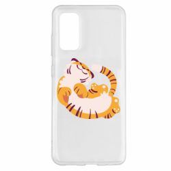Чехол для Samsung S20 Happy tiger - PrintSalon