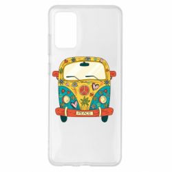 Чехол для Samsung S20+ Hippie bus - PrintSalon