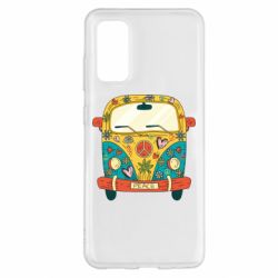 Чехол для Samsung S20 Hippie bus - PrintSalon