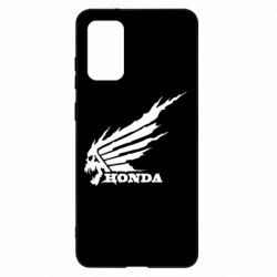 Чехол для Samsung S20+ Honda skull - PrintSalon