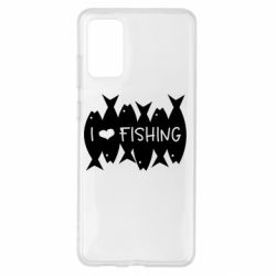 Чохол для Samsung S20+ I Love Fishing - PrintSalon