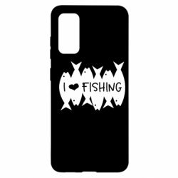 Чохол для Samsung S20 I Love Fishing - PrintSalon
